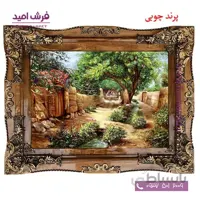 تابلو فرش ماشینی طرح کوچه باغ کد 12048 فرشان