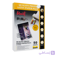 کاغذ ساتین یونیک سایز 5R وزن 260 گرم 50 برگ