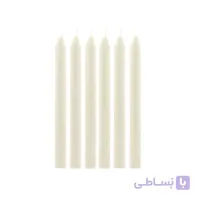 شمع قلمی لاله بسته 6 عددی