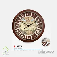 ساعت دیواری طرح دار بزرگ 6770