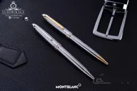 خودکار تمام استیل Mont Blanc ا Mont Blanc Stainless Steel Ballpoint Pen
