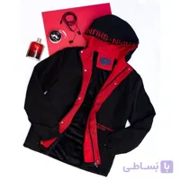 کاپشن مردانه برزنتی کلاه دار کد: 9951