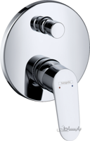 شیر حمام توکار هانس گروهه مدل Focus کد KH1011 با مغزی ا Hansgrohe Focus Single lever bath mixer for concealed installation