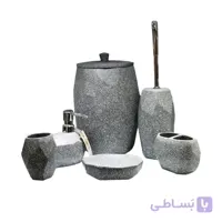 سرویس 6 پارچه بهداشتی رزین مدل هندسی کد 231