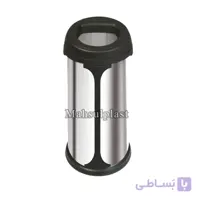 سطل زباله استیل شوتینگ دار NH100