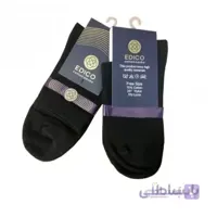 جوراب مردانه نیم ساق مدل Edico
