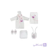 ست 5 تکه حوله کودک کارامل caramell طرح دختر