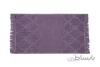 حوله دستی BMA طرح داماس رنگ بنفش