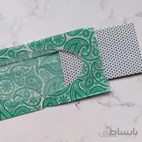 پاکت پنجره دار (ترمه سبز)