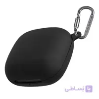 سازگار با Powerbeats Pro 2019 Case ، 360 درجه محافظت از بدن کاملاً ضد خراش Drop Proof Case Case PC پوشش محافظ پوست با Nonslip Carabiner سازگار با Beats Powerbeats Pro (سیاه)