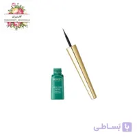 خط چشم مویی مشکی با دانه های متالیک اکلیلی کیکو ایتالیا