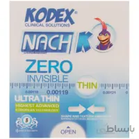 کاندوم ناچ کدکس مدل Zero Invisible بسته 3 عددی ا Nach Kodex Zero Invisible Pack Of 3