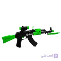 اسباب بازی تفنگ کلاشینکف موزیکال مدل Hulk