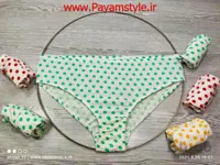 شورت زنانه ی نخی طرح توپ توپی