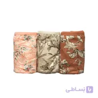 شورت زنانه نخی ترک INCI طرح دار بسته 3 عددی کد und1015