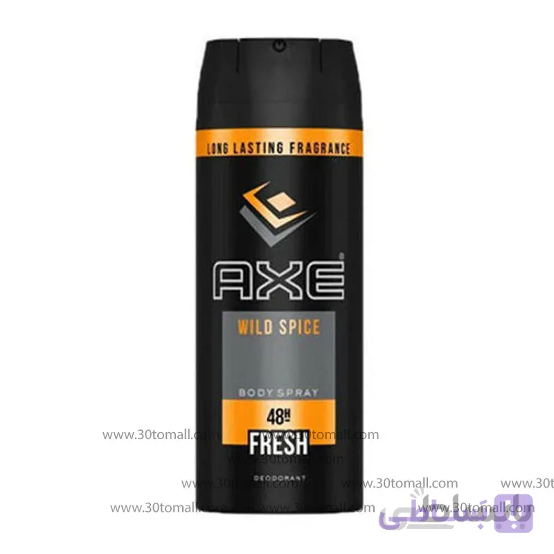 اسپری مردانه اکس مدل wild spice حجم 150 میل