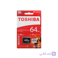 کارت حافظه‌ microSDHC توشیبا مدل M302-EA با ظرفیت 64 گیگابایت