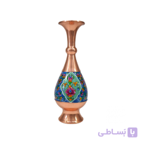 گلدان مس و پرداز مدل صراحی 25 سانتی متر