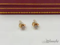 گوشواره ژوپینگ تک نگین