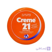 کرم مرطوب کننده دست و صورت 21 all day cream در حجم 150 میلی لیتر ا all day cream 21 for ultra dry skin 150ml