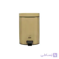 سطل زباله پدالی طلایی بهازکالا مدل ۱۶۱۷۷۰۹۹ (۳ لیتر)