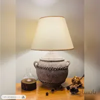 آباژور رومیزی سفالی هور