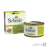 کنسرو گربه با طعم ماهی تن و کدو با گلابی شسیر (Schesir Ocean Fish with Squash and Pear) وزن 85 گرم