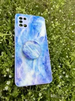 قاب موبایل طرح کهکشان سامسونگ Galaxy A31 به همراه پاپ سوکت