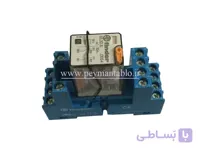 رله فیندر 24 ولت AC دو کنتاکت (Finder(55.32