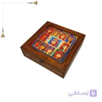 جعبه چوبی (25*25) کد D09