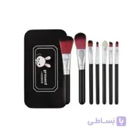 ست برس آرایشی پرزنت مدل 07 مجموعه 7 عددی