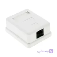 باکس و کیستون تک پورت روکار CAT5E برند دی نت