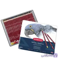 مداد پاستل گچی 24 رنگ درونت جعبه فلز