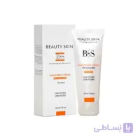 کرم ضد آفتاب بیوتی اسکین بی‌رنگ SPF50