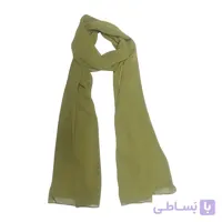 شال زنانه حریر زیتونی