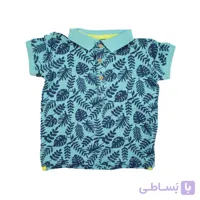 پولوشرت بچگانه اینکس تنسو -سبز آبی طرح گلبرگ