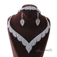 نیم ست نقره زنانه کد NTR_206