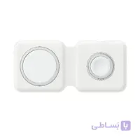 کابل شارژ اورجینال مگ سیف دوگانه اپل مدل MagSafe Duo مناسب برای آیفون، ایرپاد و آی‌واچ