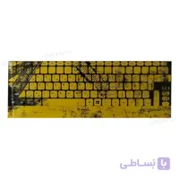 برچسب حروف فارسی کیبورد طرح فانتزی