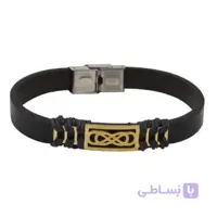دستبند مردانه مدل چرم کد DP_399