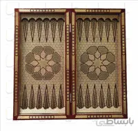 تخته نردو صفحه شطرنج تمام خاتم لبگرد اعلا سایز 50