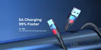 کابل شارژ ودیتا ریمکس مدل RC_188a تایپ سی 5A ا ⚡️REMAX Lesu Pro 5A Aluminum Alloy Fast Charging Data Cable RC-188a