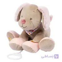عروسک پولیشی موزیکال ناتو Nattou مدل سگ Iris And Lali