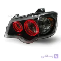 چراغ جلو پراید ۱۳۲ و ۱۱۱ طرح گلس قرمز