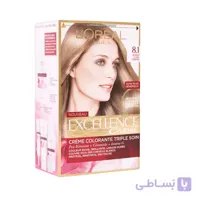 رنگ موی لورال Loreal شماره 8 1 مدل Loreal Excellence