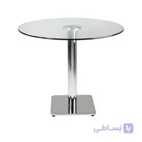 میز نهار خوری پایه کروم راحتیران مدل B910