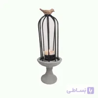 جا شمعی فانتزی طرح قفس بتنی