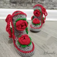 نیم بوت بافتنی زنانهSidra مدلdr-iuJ