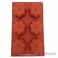 قالب کیک و دسر گل ۶c