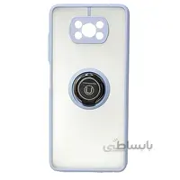 قاب محافظ مات انگشتی شیائومی پوکو اکس3 Translucent Matte Hybrid Ring Case Xiaomi poco طوسی